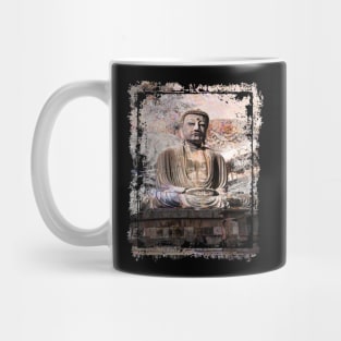 Japanese Buddha Statue Japan Kamakura Collage Art 65 Mug